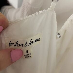For love and lemons white dress